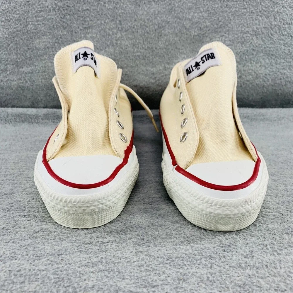 CONVERSE VINTAGE All Star Youth Size 13 Cream Sneakers Shoe Chuck Taylor Low Top